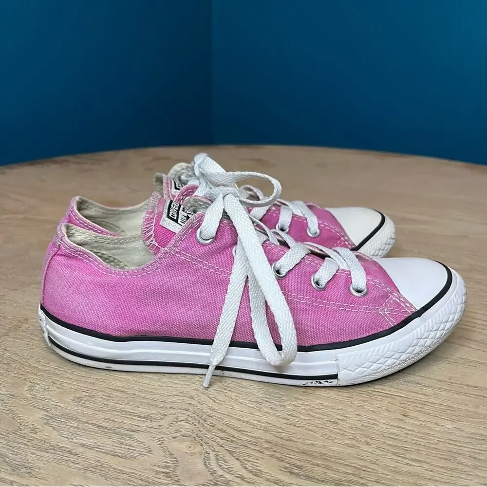 Converse All Star Chuck Taylor Low Top Pink Youth 3